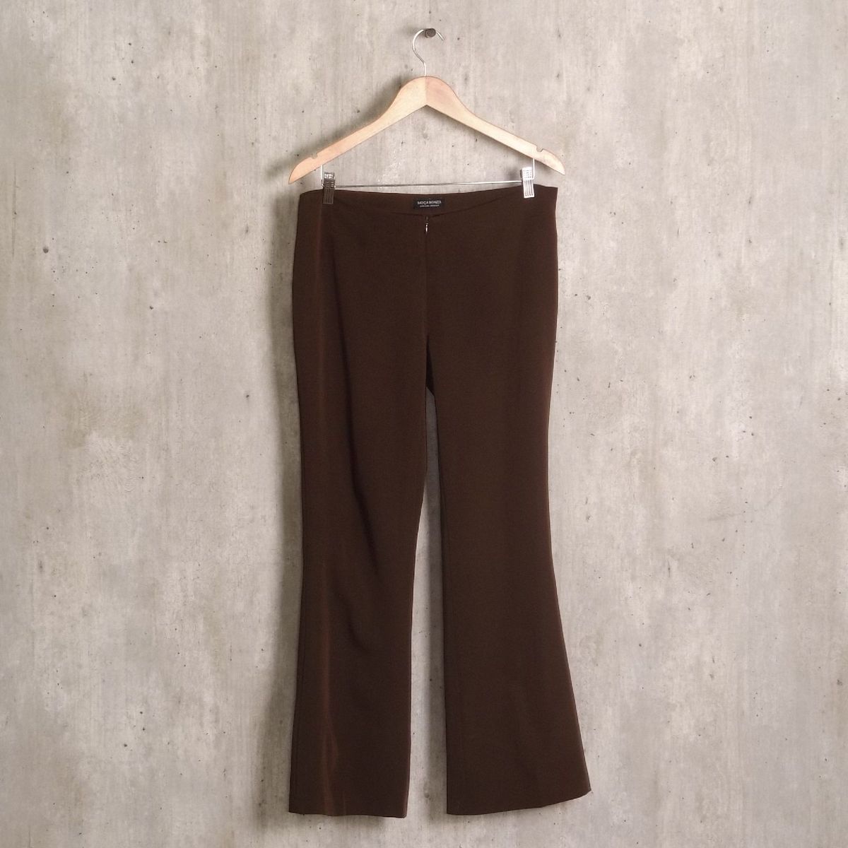 calça social marrom