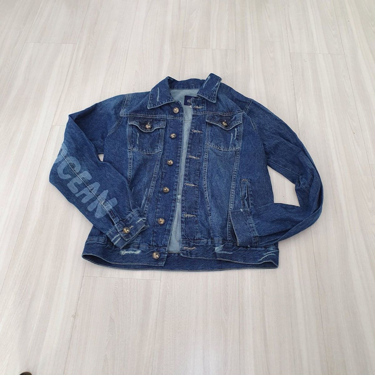 jaqueta jeans masculina torra torra