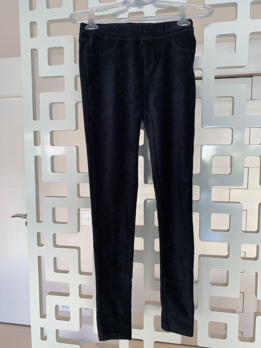 legging veludo infantil