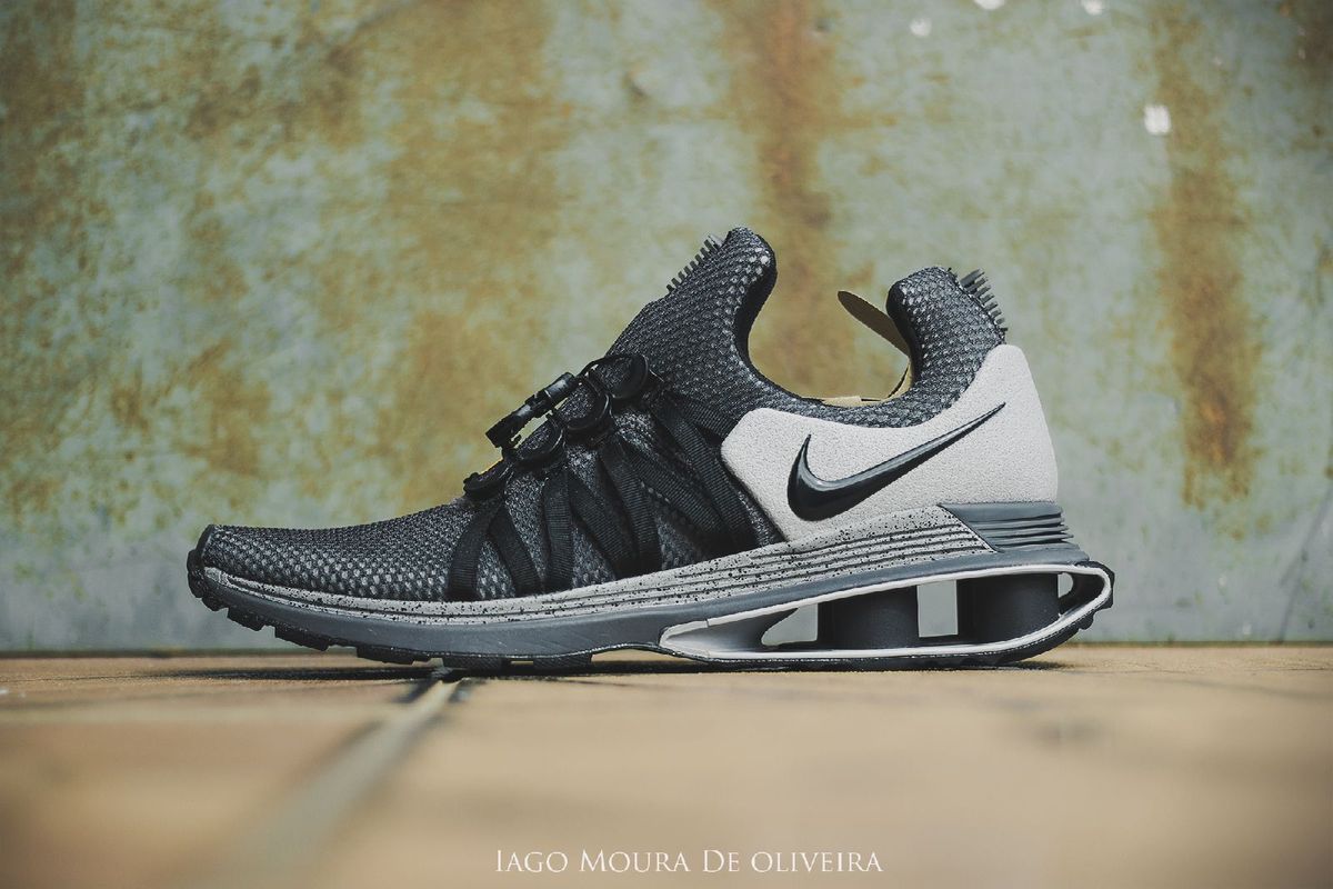 tênis nike shox gravity azul masculino