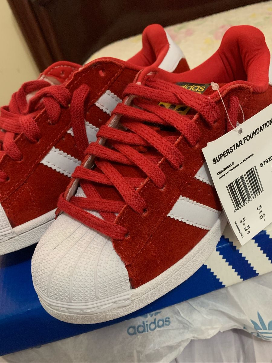 adidas star vermelho