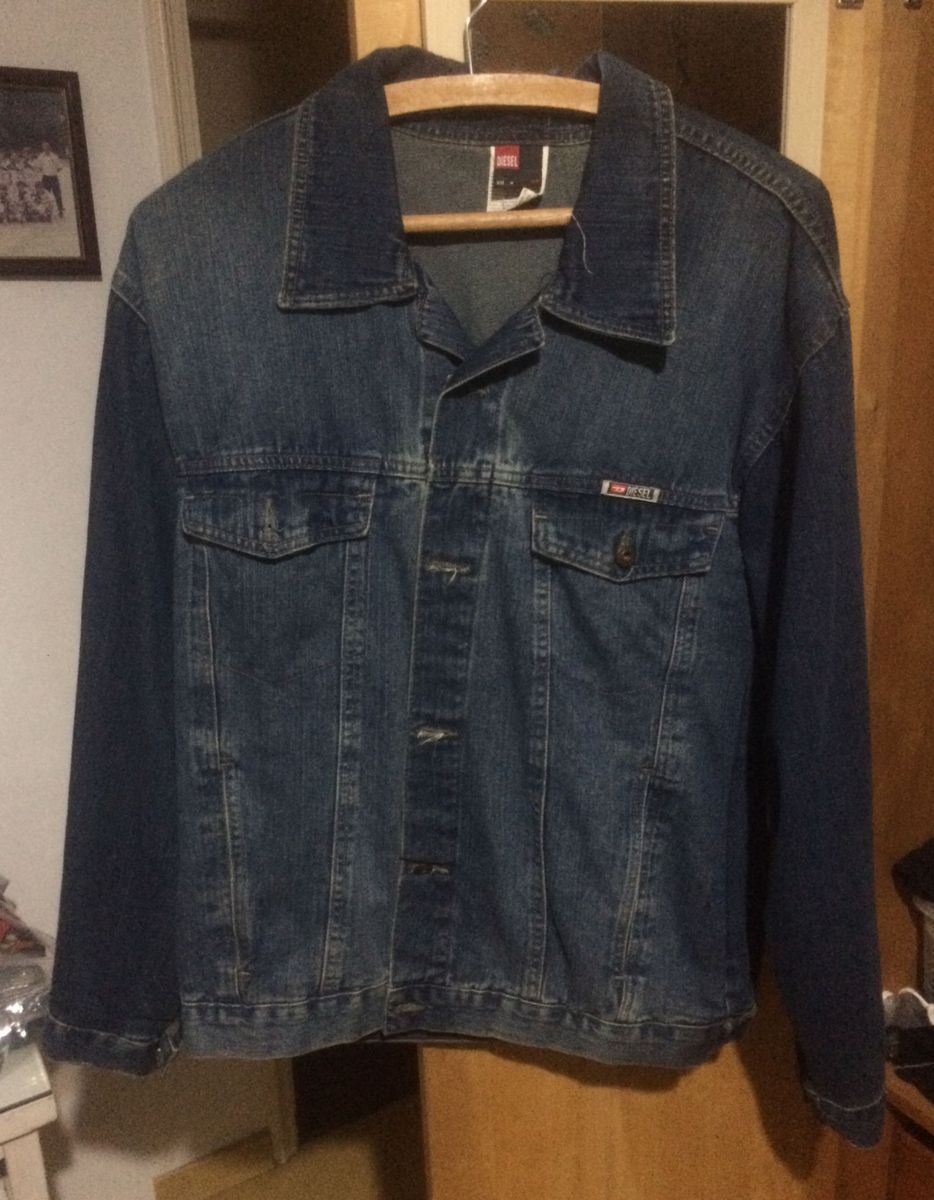 jaqueta jeans masculina diesel