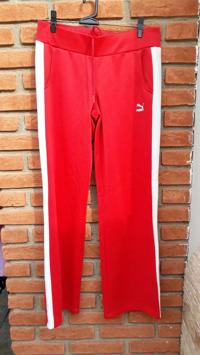 calça puma vermelha