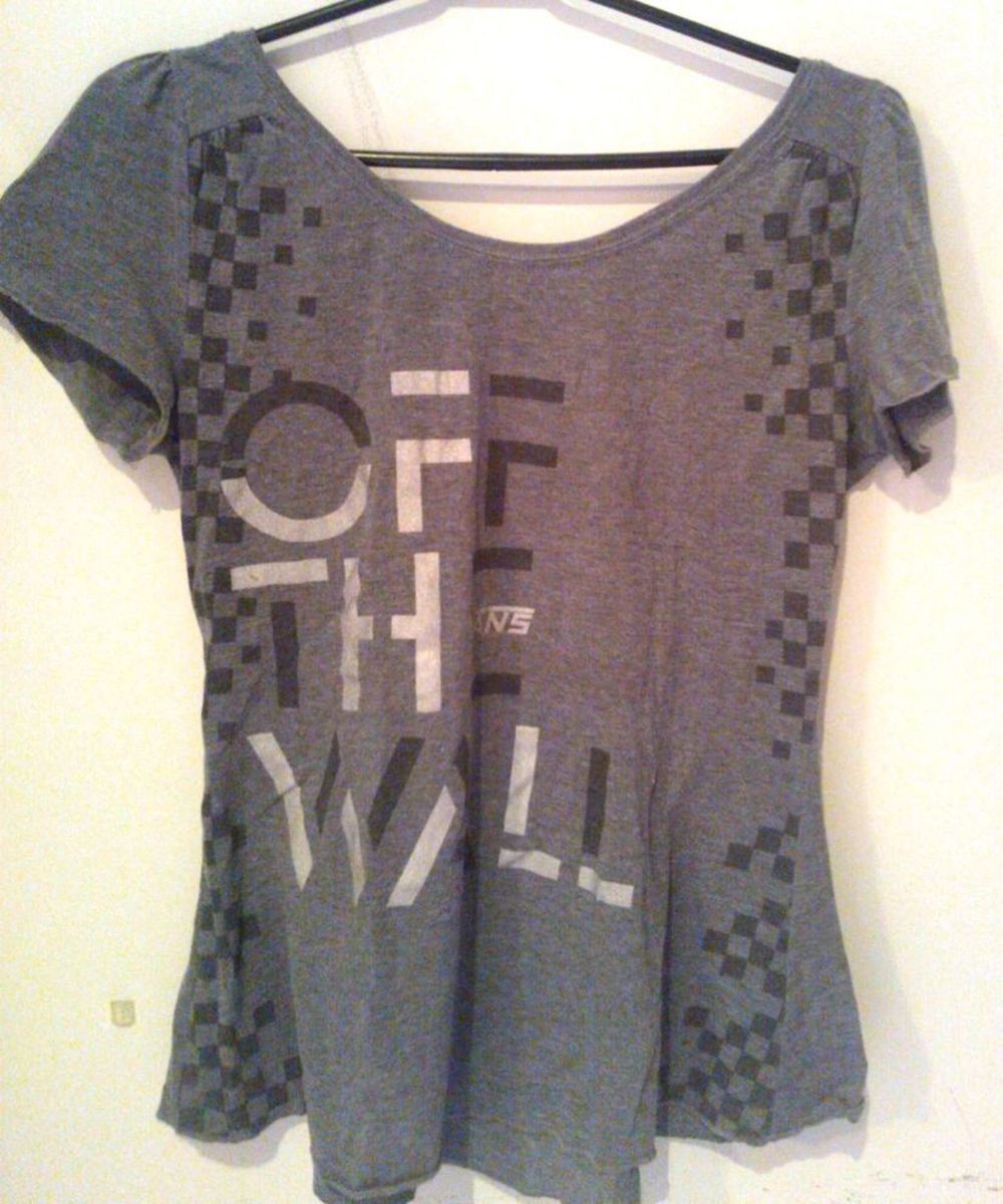 camiseta vans off the wall feminina