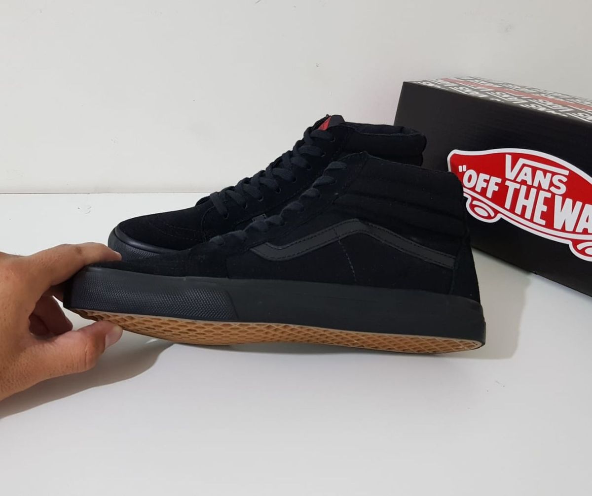 vans preto cano alto