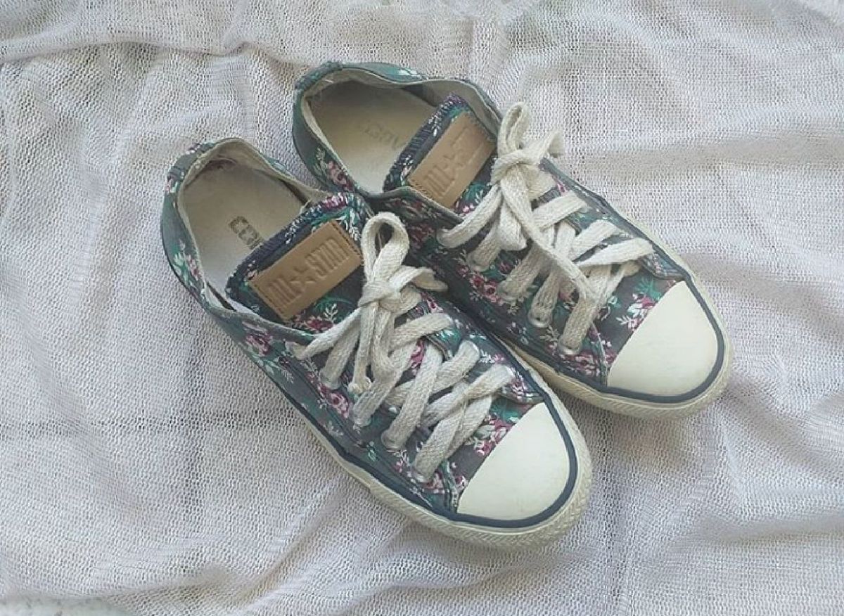 tenis all star feminino floral