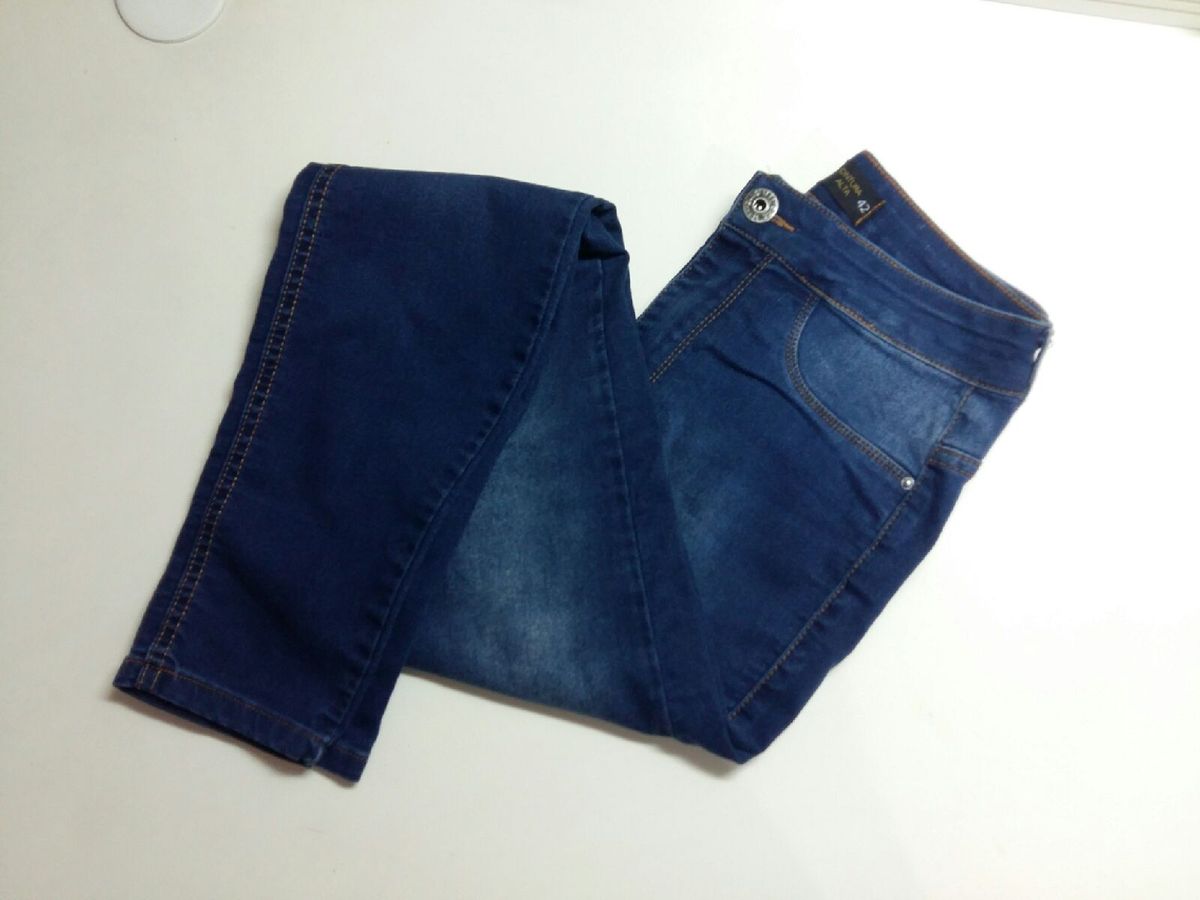 calça jeans cintura alta renner