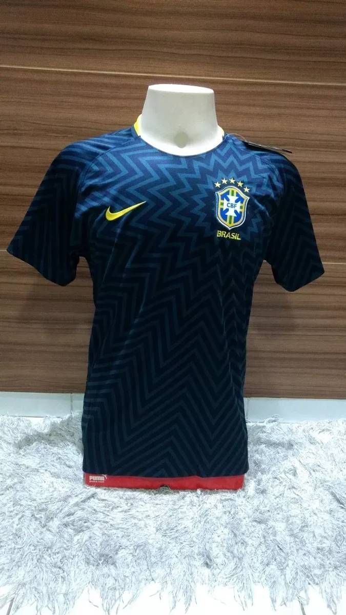 camisa seleção brasileira branca nike