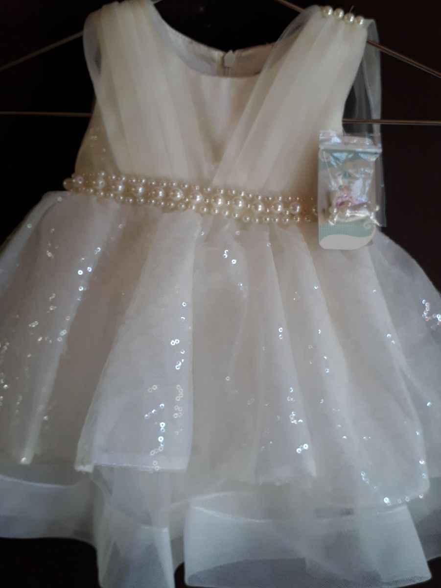 vestido batizado 6 meses