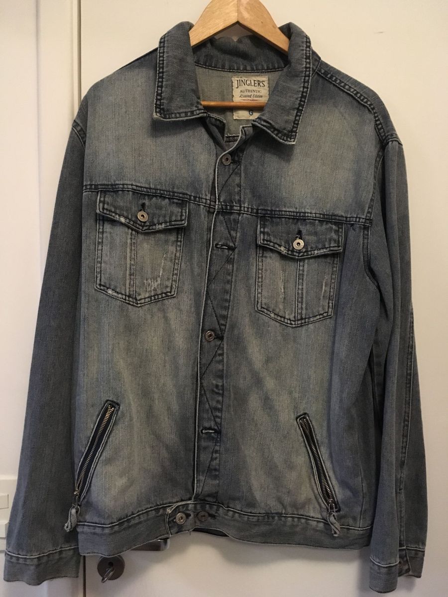 jaqueta jeans masculina enjoei