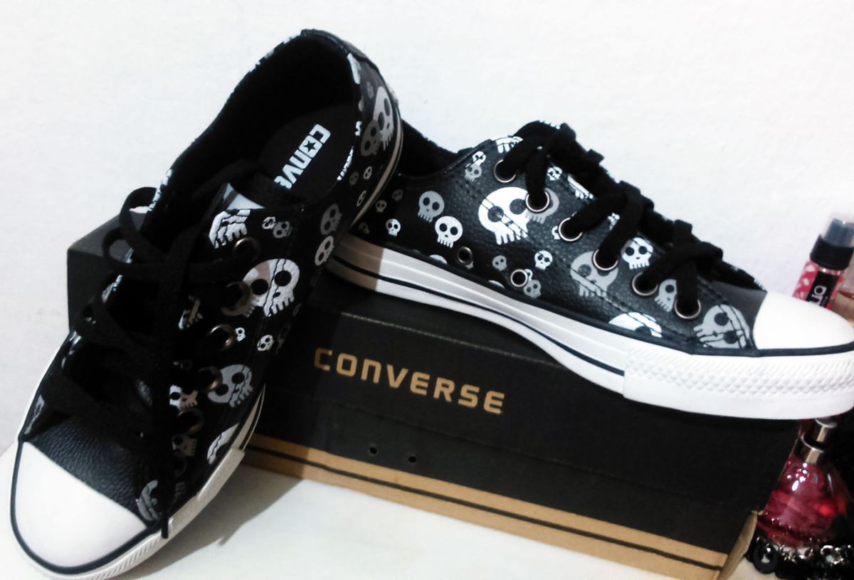 all star cano alto caveira