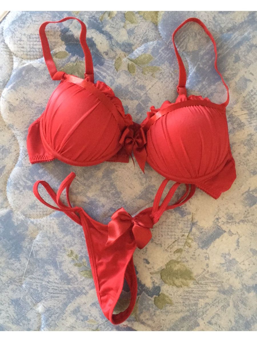 Lingerie Cetim Lingerie Feminina Loira Arruda Nunca Usado 29980835 Enjoei