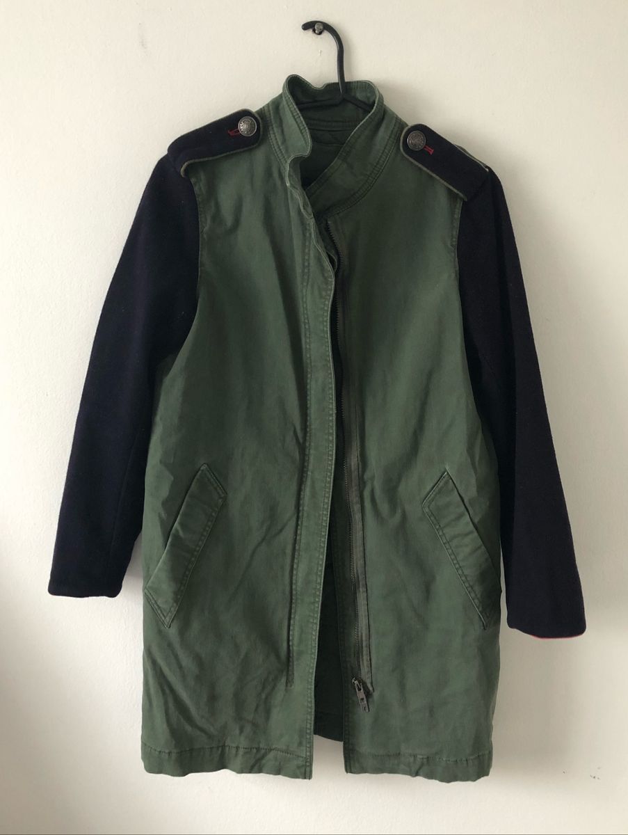 casaco militar zara
