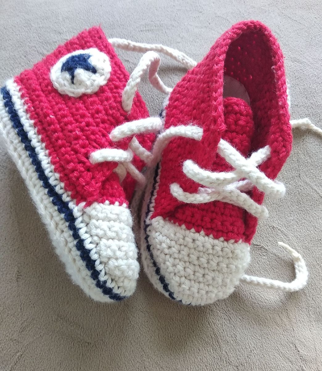 tenis de bebe de croche