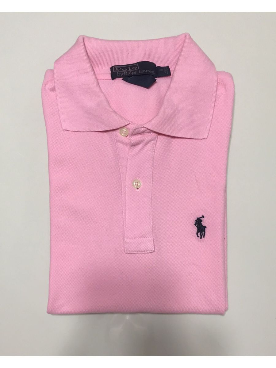 camisa polo ralph lauren rosa masculina