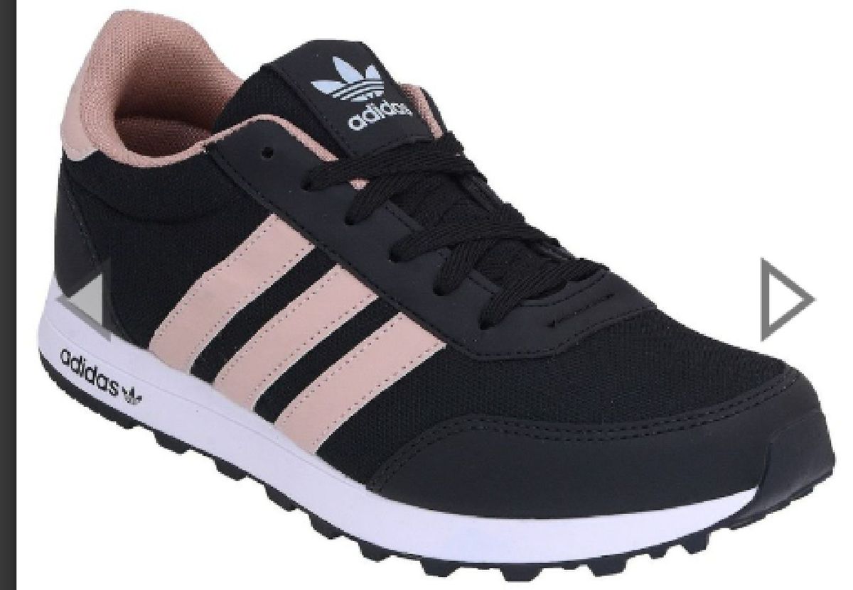 adidas preto e rosa feminino