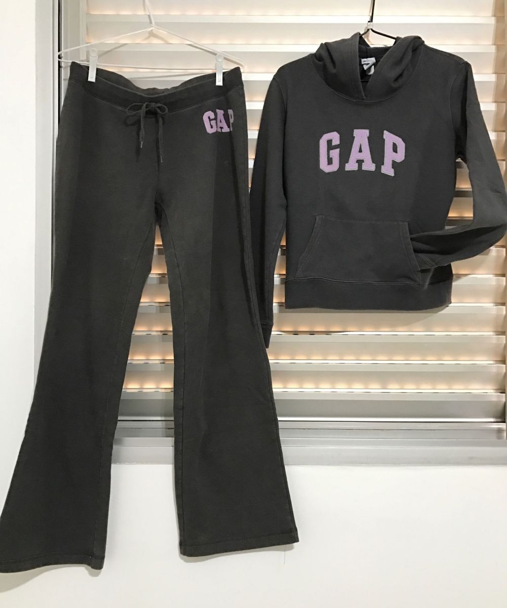 conjunto moletom gap feminino original