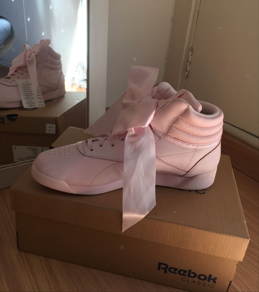 reebok freestyle hi rosa