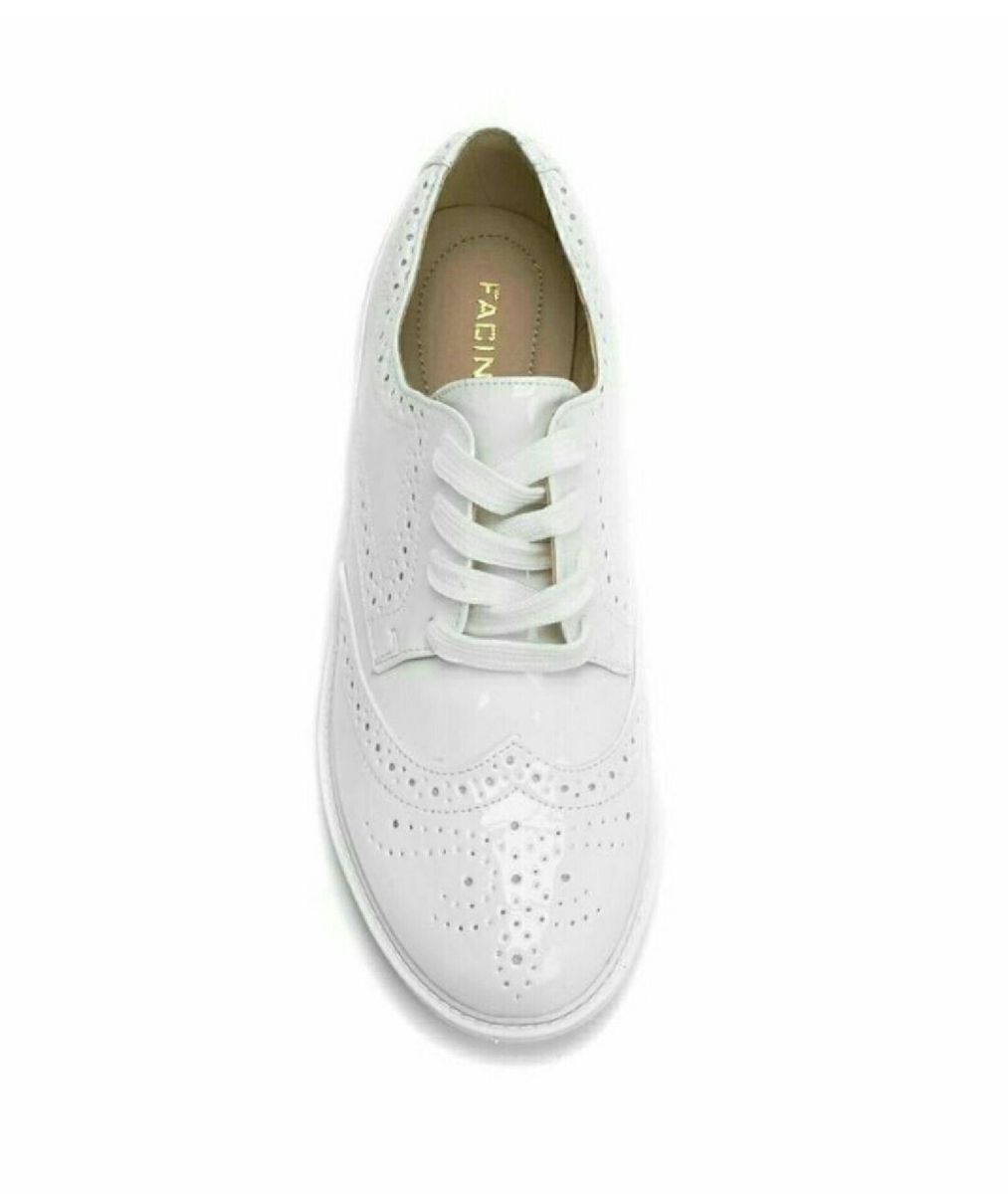oxford branco feminino
