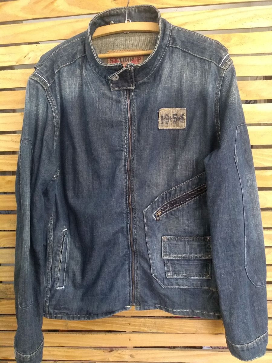 jaqueta jeans masculina enjoei