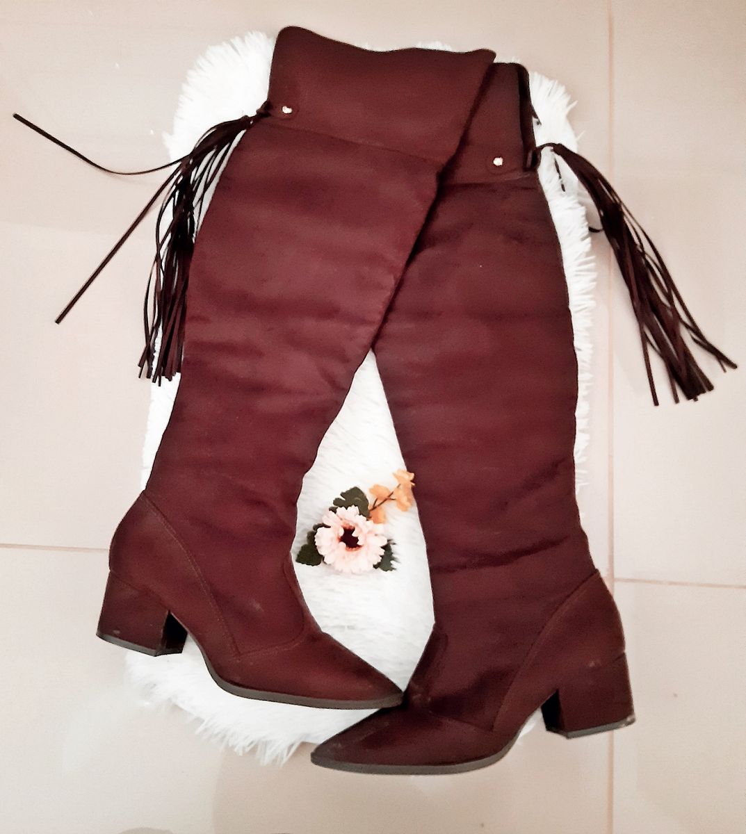 bota cano longo moleca