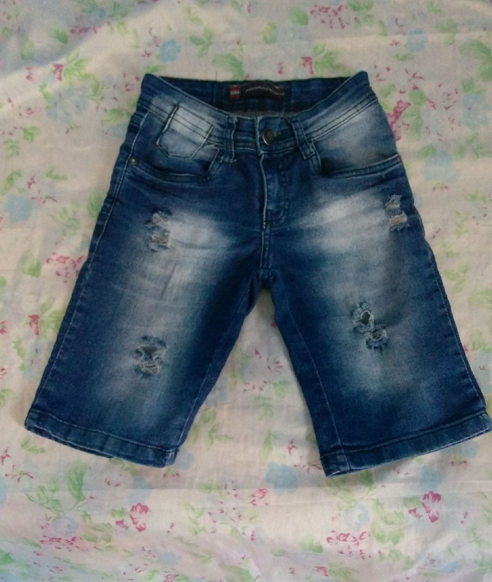 Bermuda Jeans Infantil Roupa Infantil Para Menino Usado Enjoei