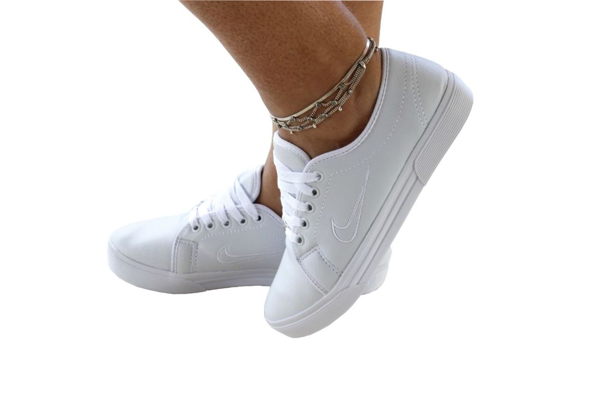 sapatenis branco feminino nike