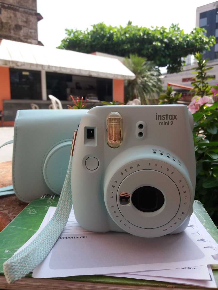 Camera Instantanea Qual A Melhor 2018 Camera Instantanea Fujifilm Instax Mini 9 Azul Aqua Filme E Serie Fujifilm Usado 37246071 Enjoei