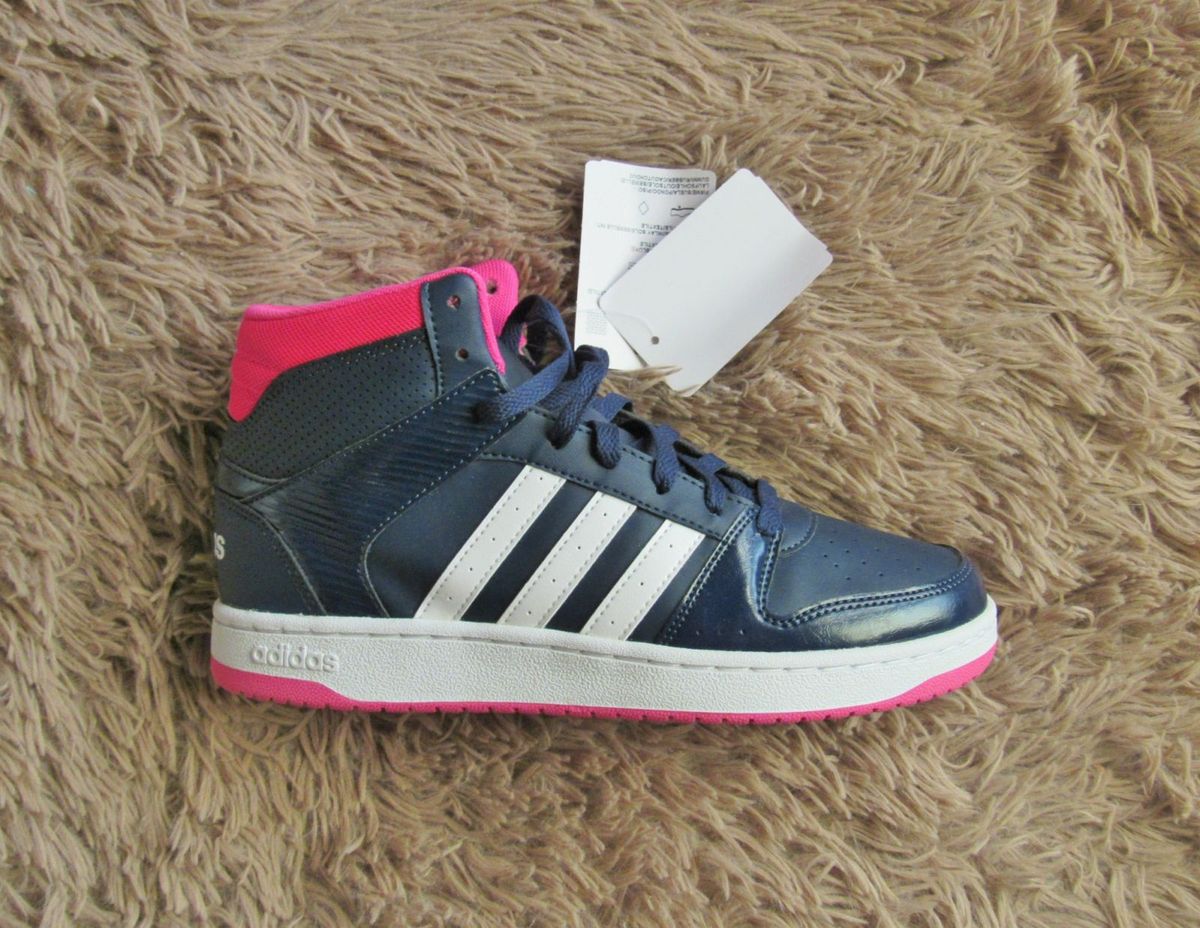 tenis adidas cano alto infantil feminino