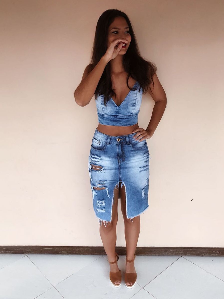 saia jeans numero 34