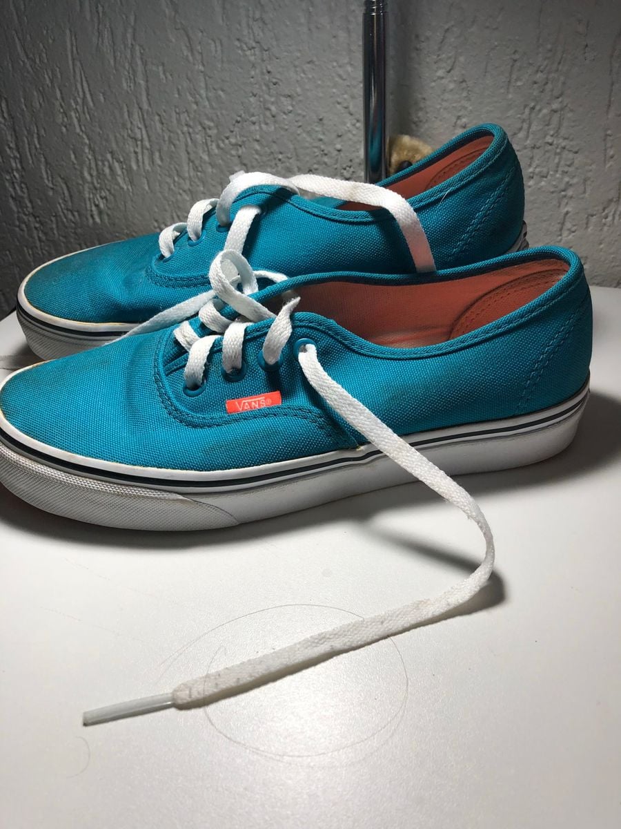 vans verde agua feminino