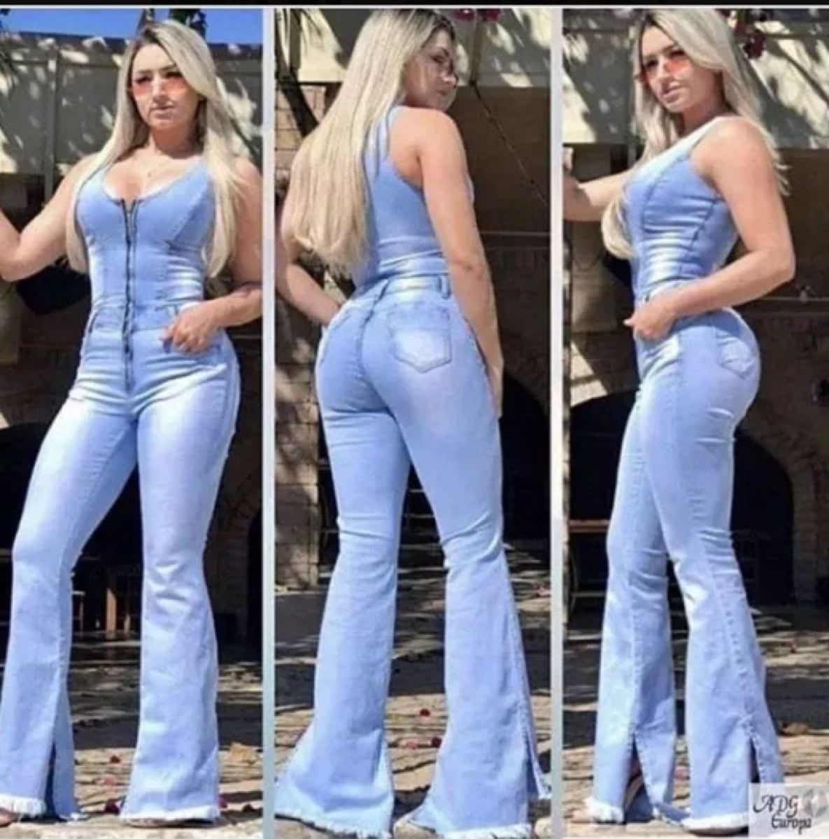 macacão calça jeans