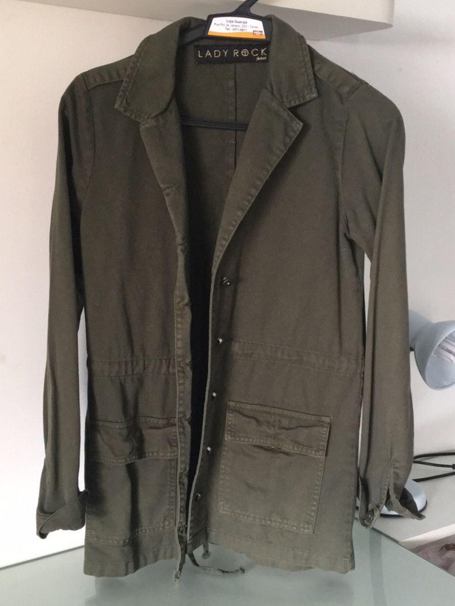parka lady rock verde militar