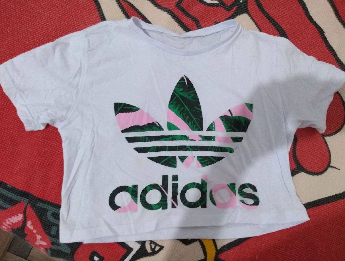 blusa da adidas curta feminina