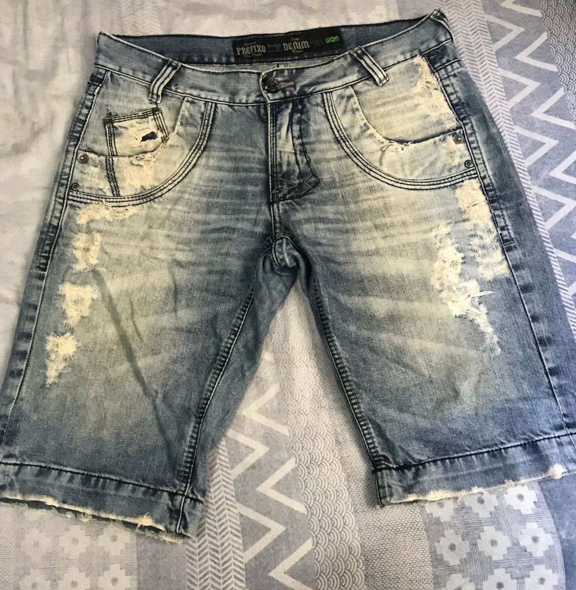 calça jeans masculina prefixo