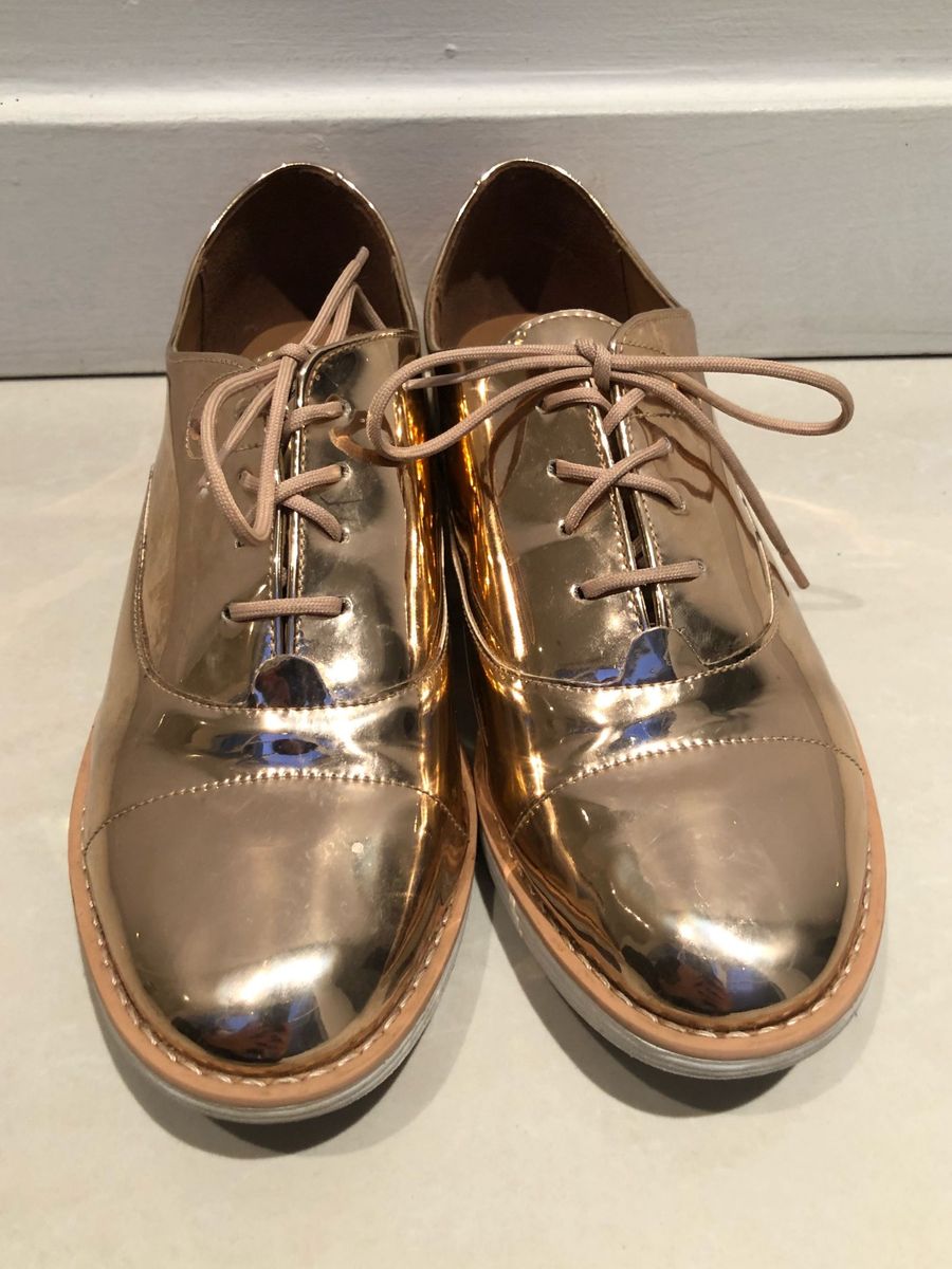 sapato rose gold vizzano