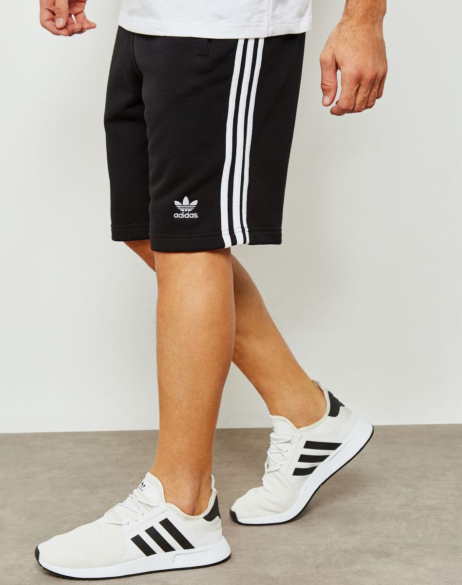 bermuda masculina moletom adidas