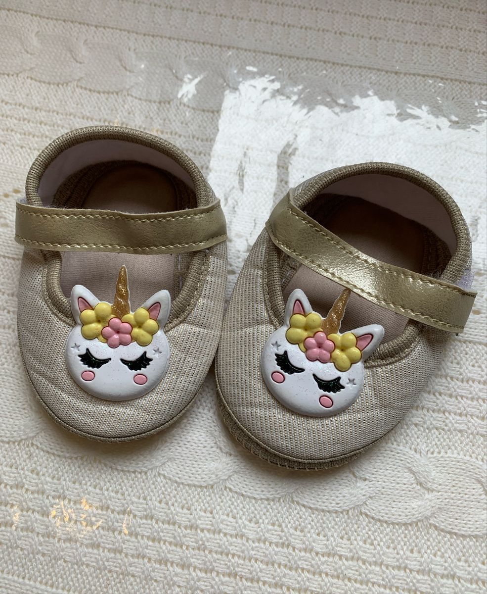 sapato unicornio bebe