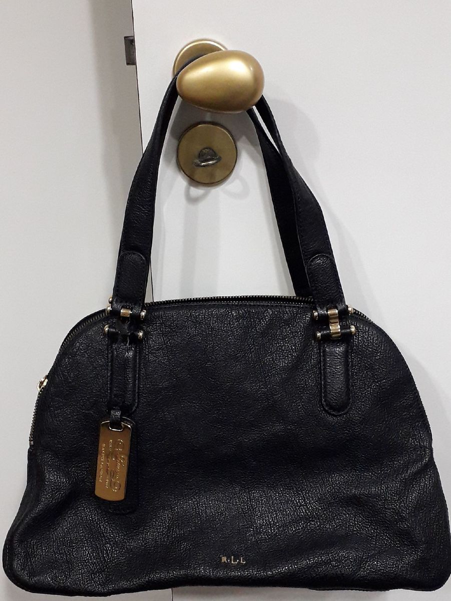 bolsa ralph lauren negra