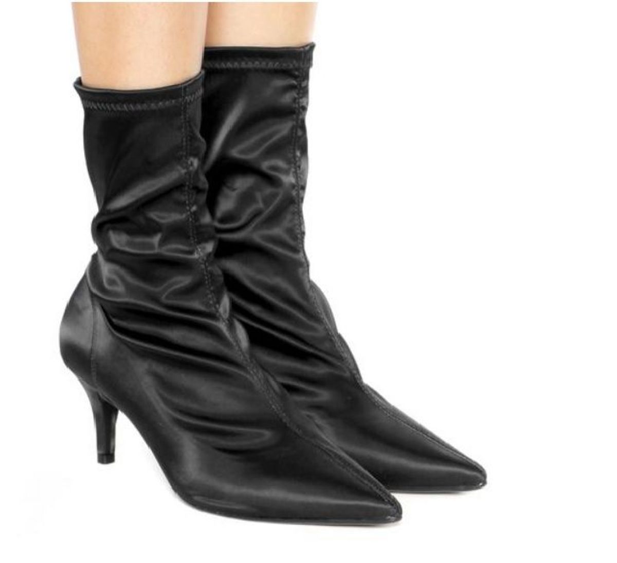 bota meia acetinada vizzano