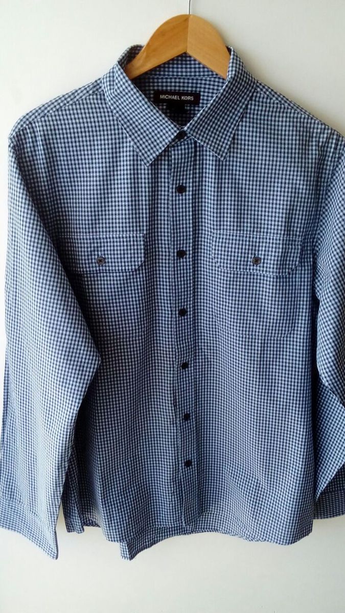 camisa social michael kors