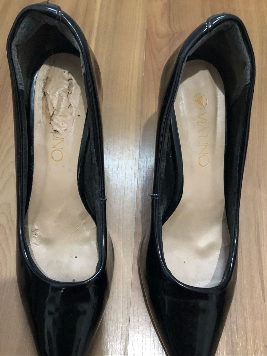scarpin preto barato