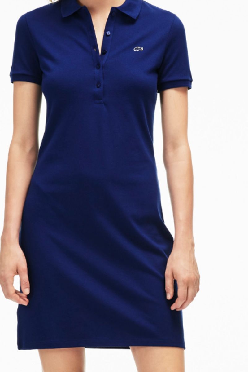 vestido lacoste branco