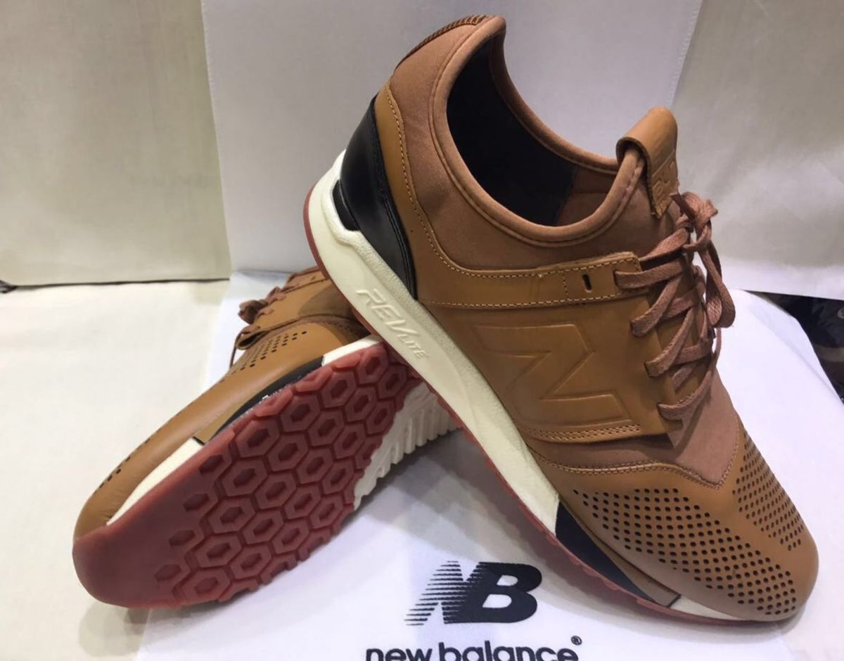 new balance masculino caramelo