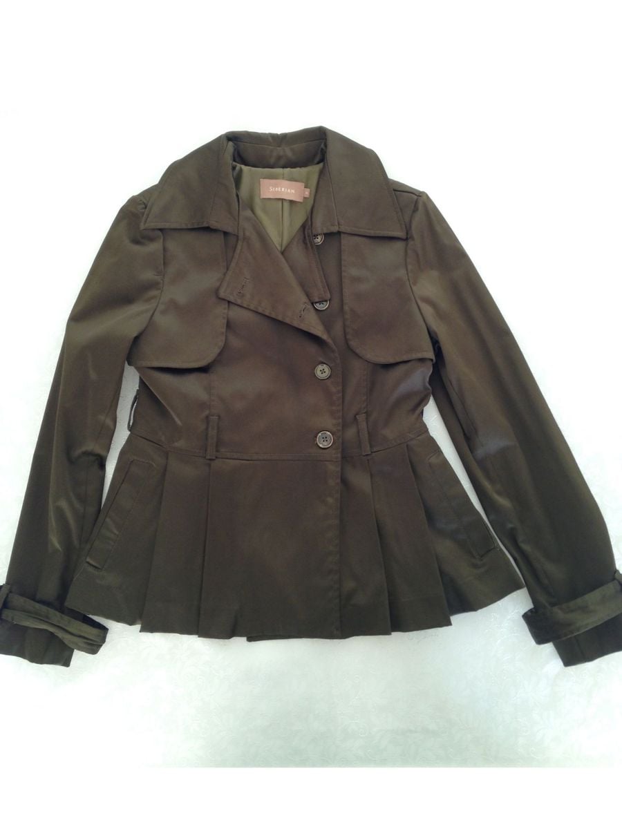 casaco verde musgo feminino