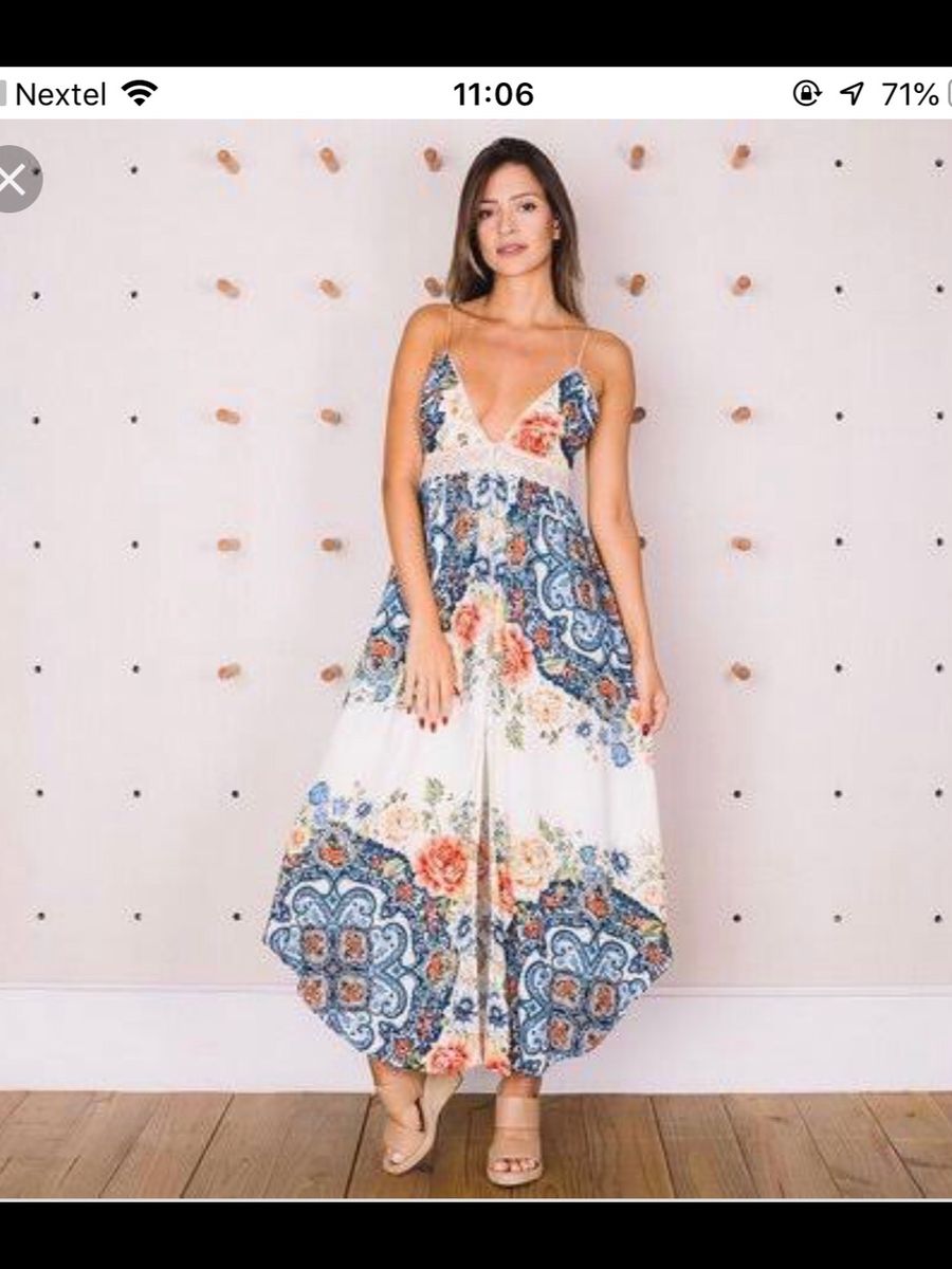 vestido farm francisca