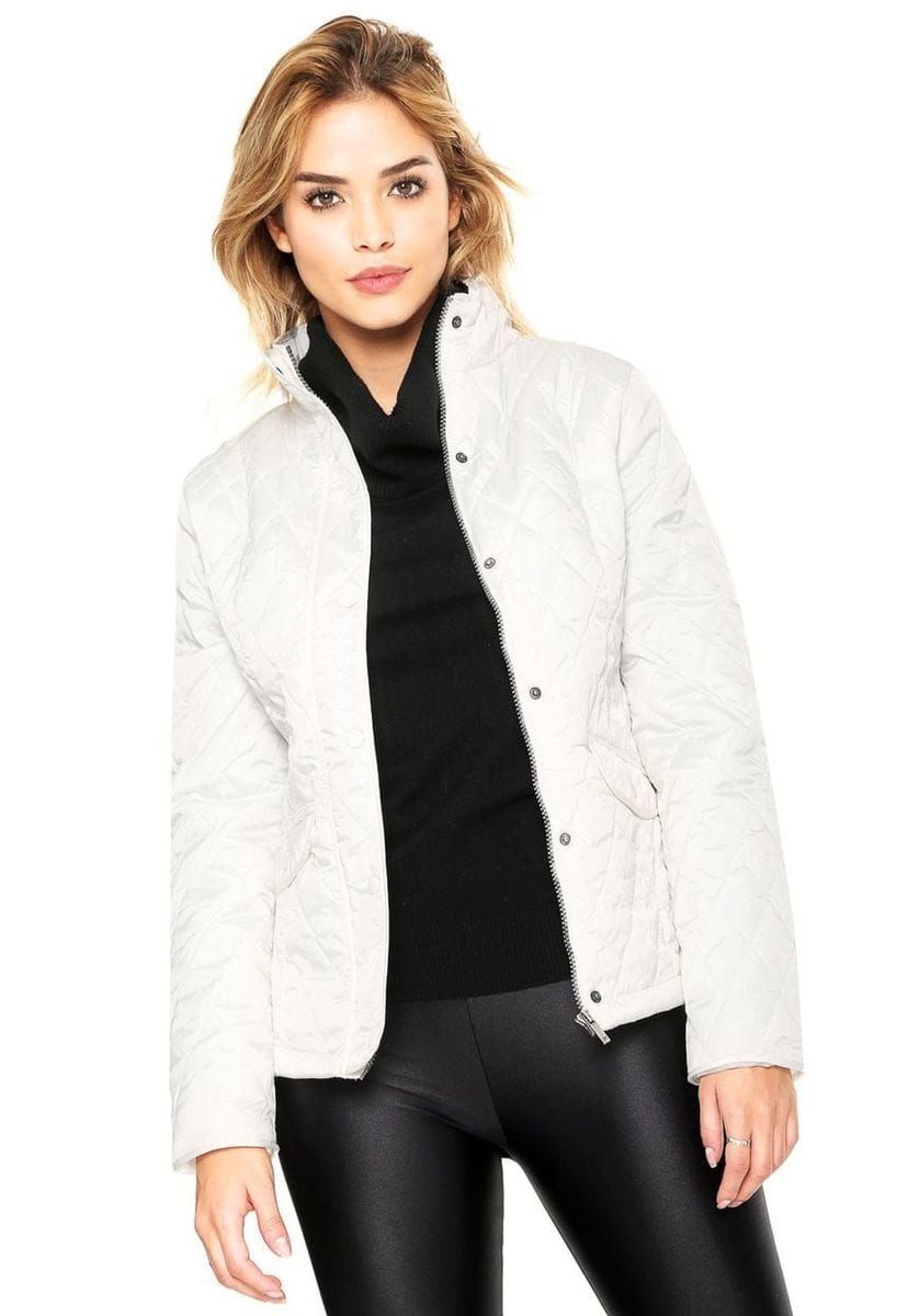 jaqueta feminina matelasse hering