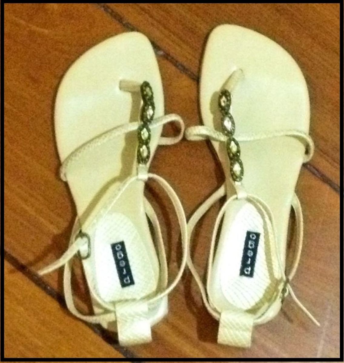 rasteirinhas de couro cru