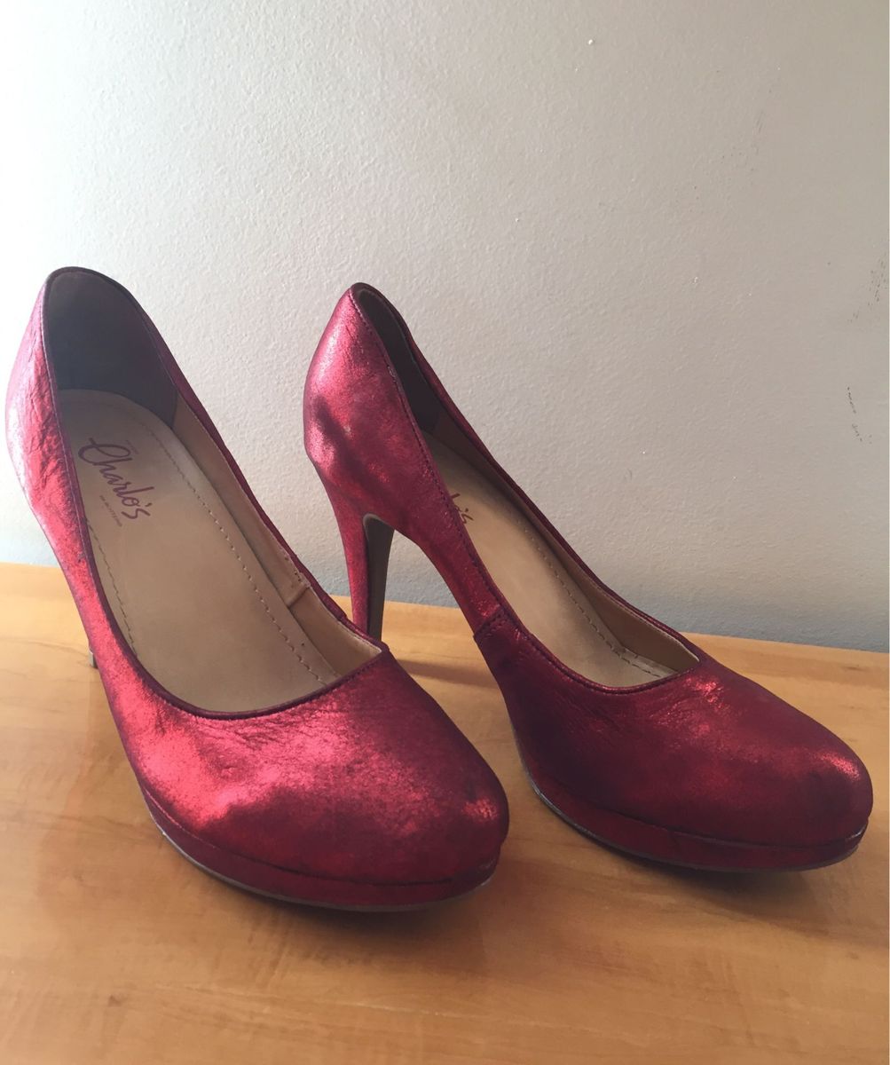 sapato vermelho bottero