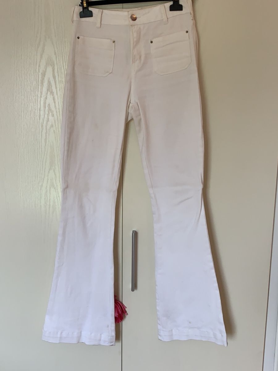calça jeans branca feminina c&a
